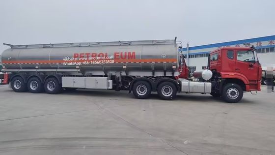 40CBM 石油半タンカー トレーラー 3 軸 7 室
