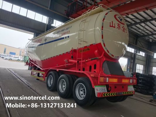 50000L 散装セメント 半トレーラー ウェイチャイエンジン セメントタンカー トレーラー