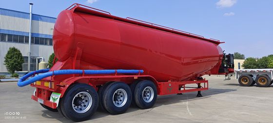 12.00R20 45 100 トン重荷の重荷および輸送用のタイヤセメント散装トレーラー