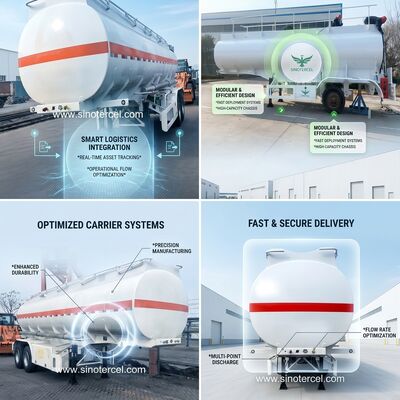 30000L-60000L 半タンカートレーラー Lpg 半トレーラー 3軸/4軸