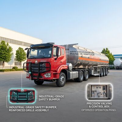 40CBM 石油半タンカー トレーラー 3 軸 7 室