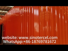 強い負荷容量を持つ3軸の高強度箱貨物半トレーラー